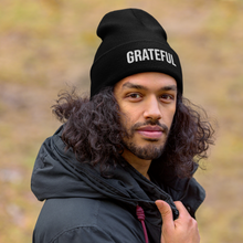 Load image into Gallery viewer, GRATEFUL Embroidered Beanie