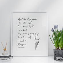 Load image into Gallery viewer, And the Day Came Print