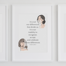 Load image into Gallery viewer, Celebrating Differences Print