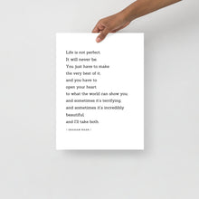 Load image into Gallery viewer, Life is Not Perfect Print